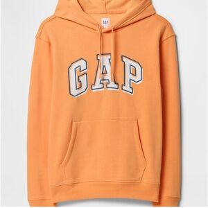 GAP Men's Vibrant Orange Hoodie
